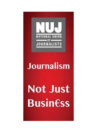 Journalism Not Just Busin€ss Journalism Not Just Busin€ss