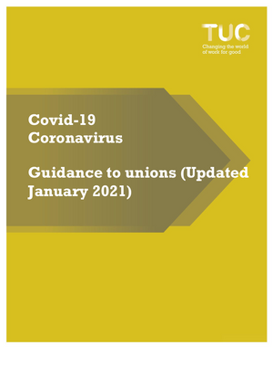 Coronavirus TUC guide (January 2021)