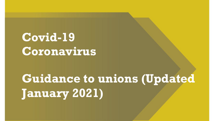 Cover: Coronavirus TUC guide (January 2021)