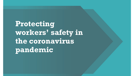 Cover: TUC Protecting Workers Safety Coronavirus
