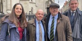 Natasha Hirst, Barry McCaffrey and John Finucane MP