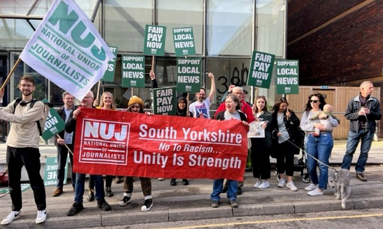 Sheffield picket National World 1