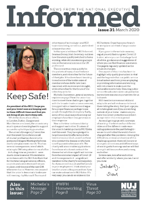 NUJ Informed March 2020 NUJ Informed March 2020
