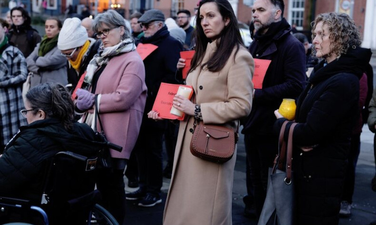 NUJ Dublin vigil images