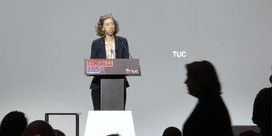 Laura Davison, NUJ general secretary, addressing TUC Congress.jpg