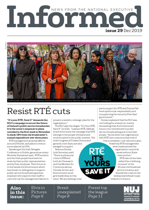 NUJ Informed, Issue 29, December 2019