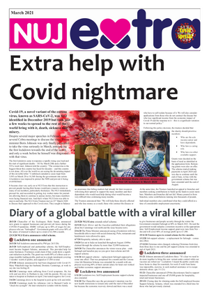 NUJ extra Covid brochure cover